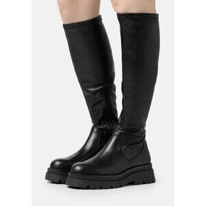 Aldo Luders tall leather lug sole boots